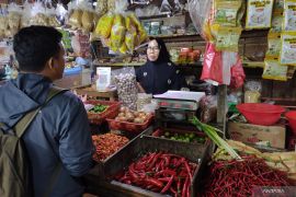 Info harga cabai rawit di Pasar Slipi tembus Rp80 ribu/kg