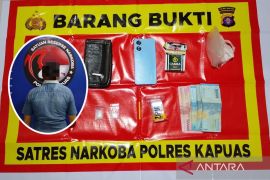 Polisi ringkus pengedar sabu di Lawang Kajang Kapuas