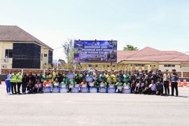 Polda-Honda Babel gelar lomba safety riding bersama ojol