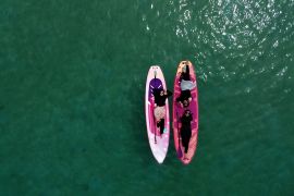 "Paddle Board" jadi tren wisata baru di Aceh Besar
