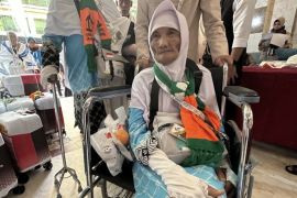 Dari jual bubur, Marsiyah Salim nenek 105 tahun asal Kediri tiba di tanah suci