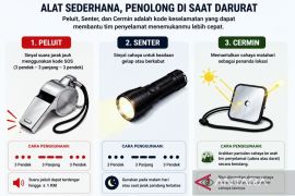 SAR ingatkan pentingnya peluit, senter, cermin saat di laut dan hutan