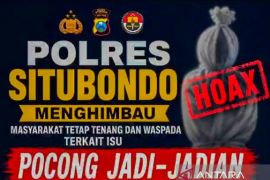 Polres Situbondo minta warga tak percaya "teror" pocong viral