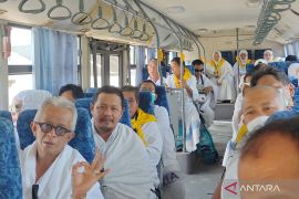 Jamaah Calon Haji Kabupaten Bulungan Bergerak Menuju Arafah