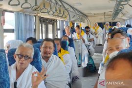 Jamaah Calon Haji Kabupaten Bulungan Menuju Arafah