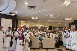 Jamaah calon haji Gorontalo mulai bergerak ke Arafah