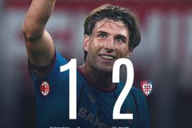 AC Milan Gagal ke Liga Champions Usai Tumbang 1-2 dari Cagliari