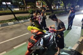 Polres Jakpus gelar razia rutin antisipasi kejahatan jalanan