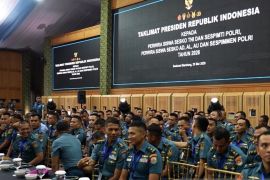 Ribuan perwira ikuti taklimat presiden Prabowo Subianto di Bandung