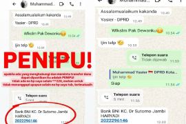 Waka DPRD Kota Jambi bantah tak terlibat dalam praktik penipuan