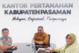 Kantor Pertanahan Pasaman ikuti Zoom Meeting evaluasi PTSL dan lahan sawah yang dilindungi