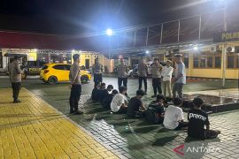 Polres HST amankan sejumlah remaja beserta motor terlibat aksi balap liar