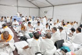 Jemaah Haji Nikmati Malam Penuh Khidmat di Tenda Arafah