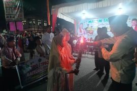 Pawai takbiran sambut Idul Adha di Agam dimeriahkan berbagai ornamen