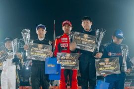 Drifter kembar berusia 13 tahun curi perhatian di Kejurnas Passion Drift 2026