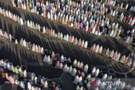 Shalat Idul Adha di Alun-alun Ciamis