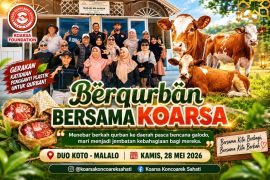 Green Qurban KOARSA 2026 Salurkan 7 Ekor Sapi untuk Korban Galodo di Malalo