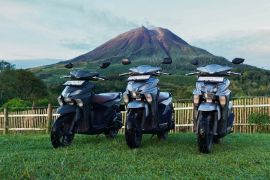 Yamaha Gear Ultima taklukkan jalur ekstrem kaki Gunung Sinabung