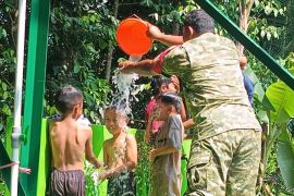 TNI AD hadirkan sarana air bersih untuk ponpes di Serang