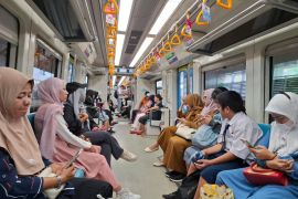 LRT Sumsel layani 40.719 penumpang selama libur Waisak
