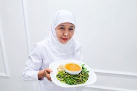 Khofifah bangga pecel Jatim tembus tujuh besar salad terbaik dunia