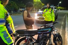 Patroli gabungan Polresta Banyumas sasar lokasi rawan aksi balap liar