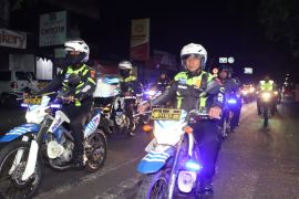 Polisi gelar patroli besar cegah kejahatan jalanan di Denpasar