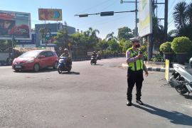Perbaikan jembatan, Dishub dan Polres Kediri siaga antisipasi macet di Kaliombo