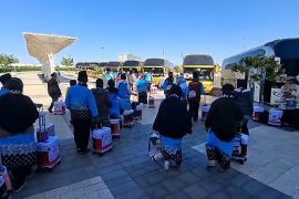 Sebanyak 44 kloter jemaah haji Indonesia telah tiba di Madinah