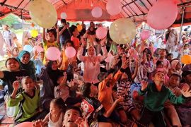 Seratus anak penyintas kebakaran di Lhokseumawe jalani trauma healing