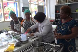 KRI Vanimo beri pelatihan kuliner Indonesia bagi ibu rumah tangga PNG