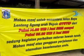 Jalan Lenteng Agung ditutup sementara, rute 4B dan D21 dipangkas