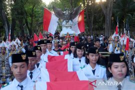 Semarak Hari Lahir Pancasila di Bali: Arak-arakan Garuda Pancasila curi perhatian warga