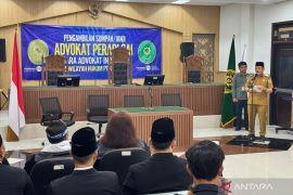Pengadilan Tinggi Kaltara Ambil Sumpah Advokat Perdana di Gedung Baru