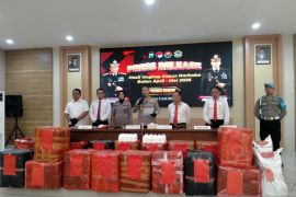 Polres Kediri tangani 46 kasus narkoba selama April-Mei 2026