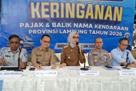 Wagub Lampung sebut kendaraan taat pajak dapat diskon 5-25 persen