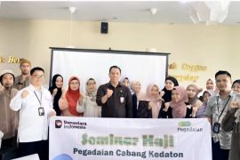 Pegadaian Area Lampung gelar seminar mini pembiayaan porsi haji dan umrah di 8 cabang
