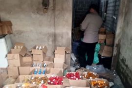 Polres Bantul sita 270 botol minuman keras ilegal dalam operasi di tiga lokasi