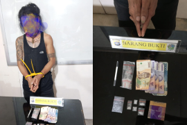 Polres Agam tangkap pengedar beserta lima paket siap edar