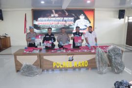 Polres Karo Sikat 21 kasus narkoba dalam 21 Hari, 23 tersangka diamankan