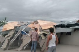 Angin kencang rusak 35 unit Huntara di Aceh Utara