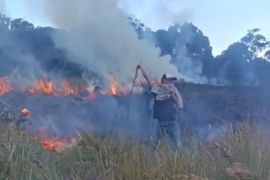 Kebakaran Bukit Savana Propok kawasan Gunung Rinjani berhasil dipadamkan
