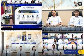 Kemenkum Sumut ikuti pembukaan pelatihan Kepemimpinan Nasional Tingkat II Kementerian Hukum 2026