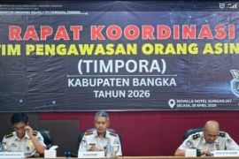 Kanwil Ditjenim Babel perkuat sinergi pengawasan orang asing melalui rapat Koordinasi Timpora Bangka