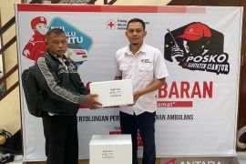 PMI Cianjur distribusi bantuan logistik bagi korban bencana