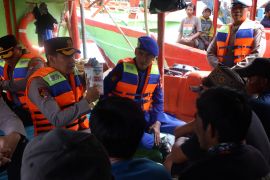 Kapolres pimpin patroli di kawasan perairan Kepulauan Seribu