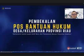 Kanwil Kemenkum Babel ikuti pembekalan Posbankum Riau