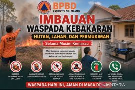 BPBD OKU Selatan minta masyarakat waspada karhutla