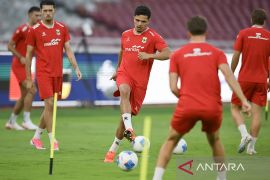 Latihan resmi Timnas Indonesia jelang FIFA Matchday