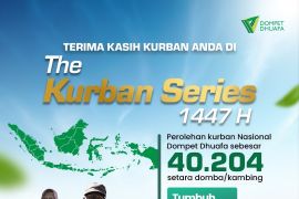 Kurban Dompet Dhuafa jangkau 2.504.748 penerima manfaat